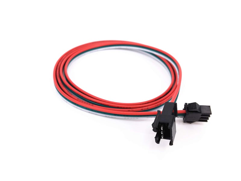 HUALAND 4 pcs/pack 1M/3.28ft 3 Pin JST SM Male Female Plug LED Connector Cable For WS2812B WS2811 SK6812 symphony LED lights with connectorsï¼ŒSM 3 pin without soldering light controller wireï¼Œ3 pin jst sm - Image 2